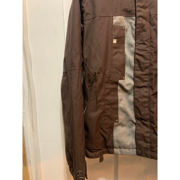 Ride jacket coat Cell series Snowboard brown and tan Men's sz S. SO many extras! - Picture 3 of 13